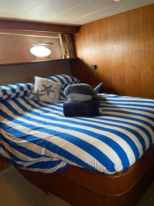 Botel Boat In Marina *