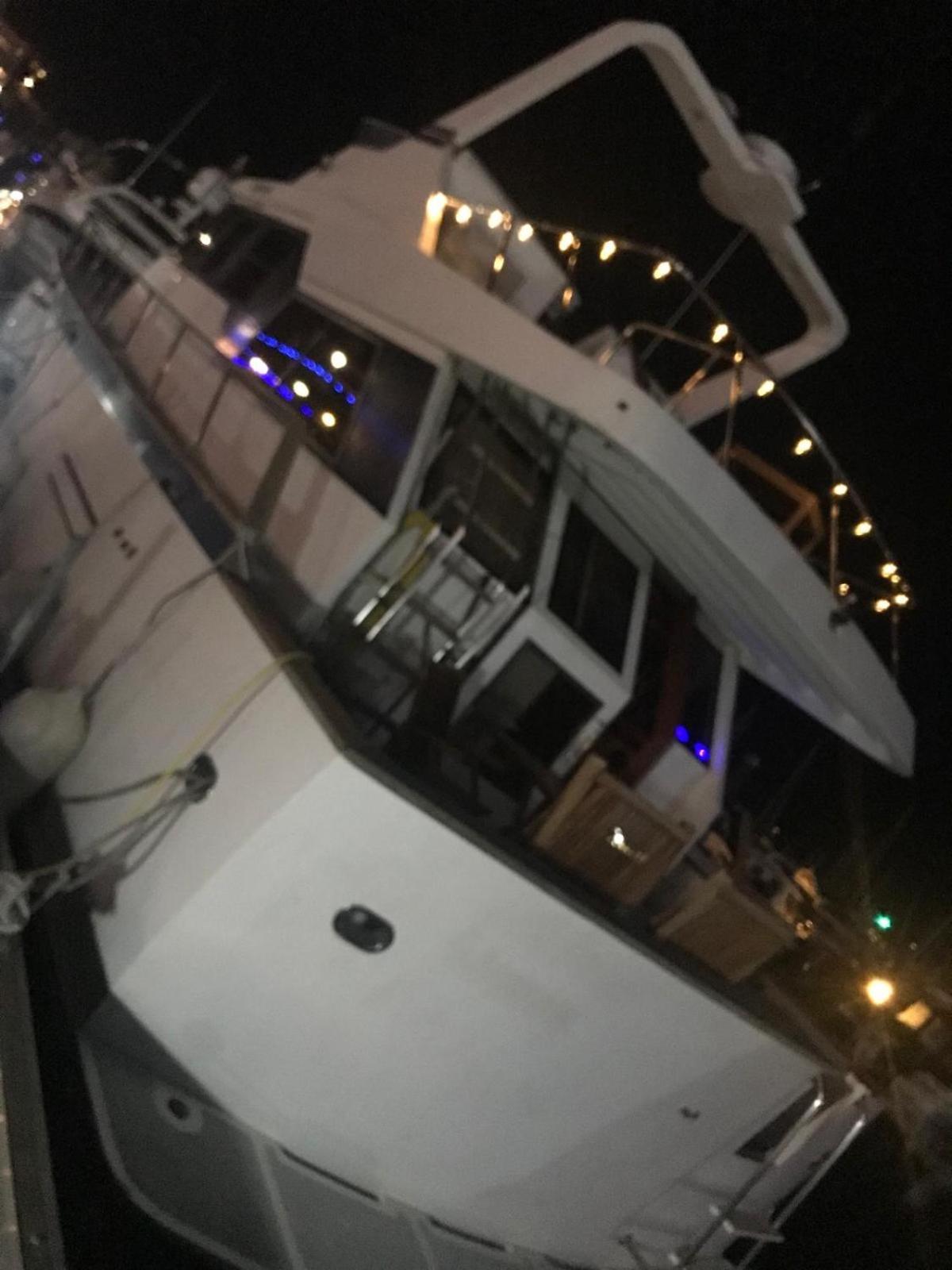 Botel Boat In Marina *